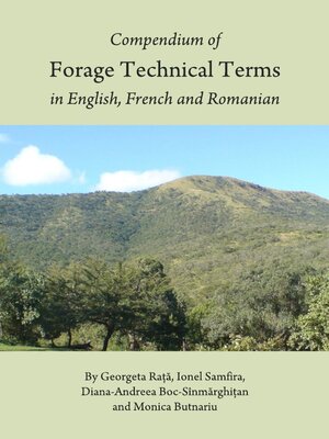 cover image of Compendium of Forage Technical Terms in English, French and Romanian
